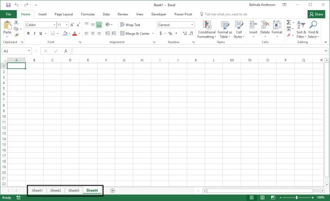 Navigating Microsoft Excel