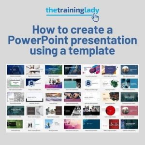 How to create a PowerPoint presentation using a template