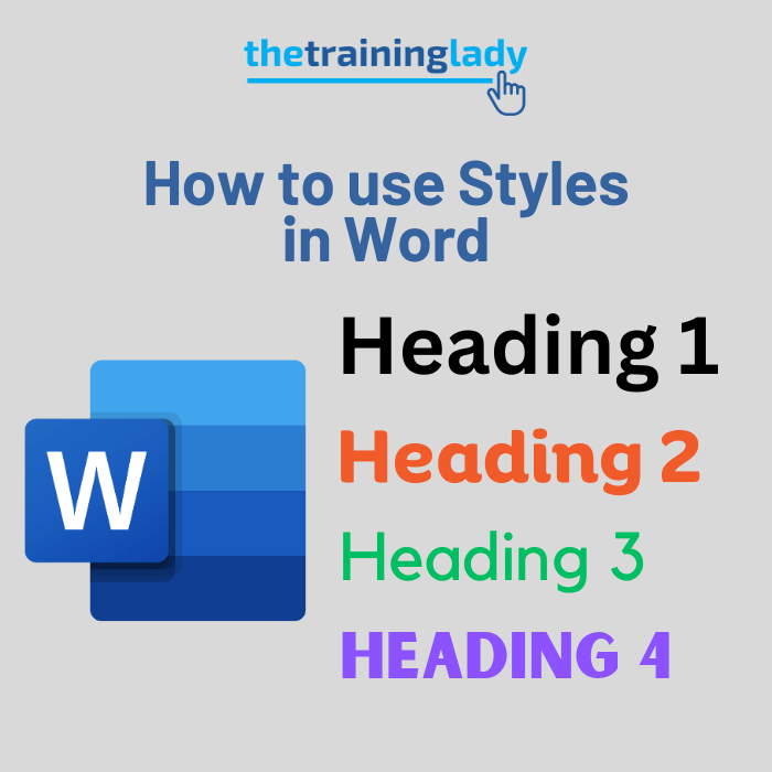 How to use Styles in Word