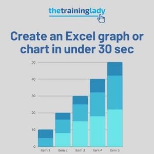 Create an Excel graph or chart in under 30 seconds