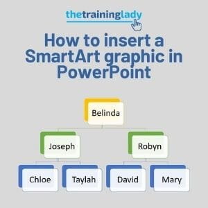 How to insert a SmartArt graphic in PowerPoint