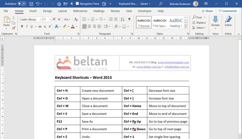 How to convert a document in Word to PDF format