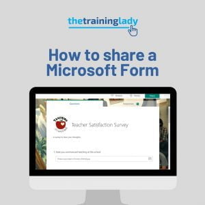How to share a Microsoft Form