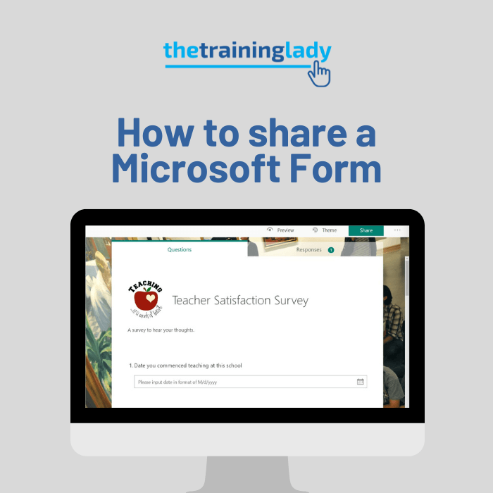 How to share a Microsoft Form