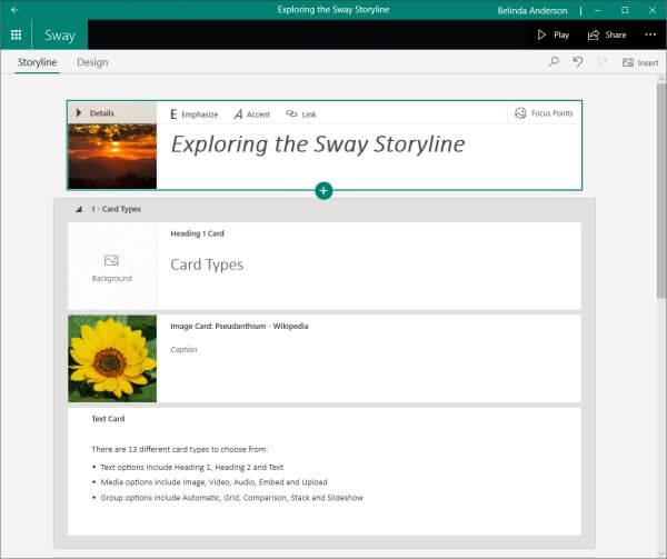 The Sway Storyline
