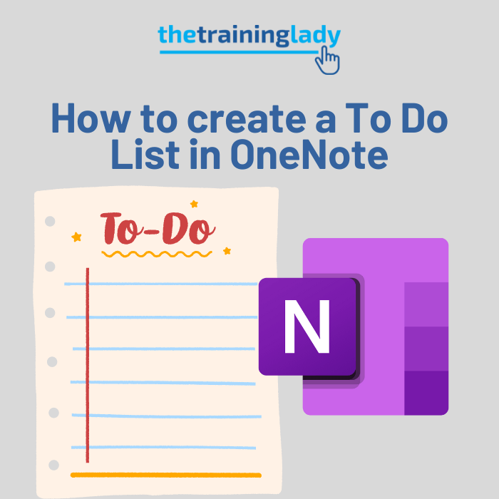 How to create a To Do List in OneNote