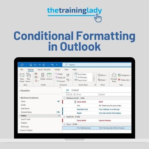 Conditional Formatting in Outlook