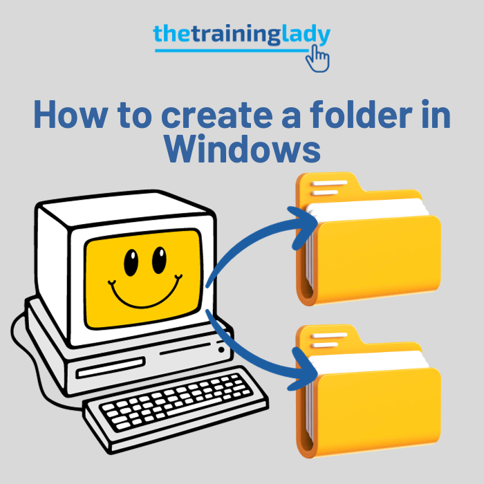How to create a folder in Windows