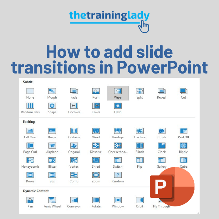 How to add slide transitions in PowerPoint
