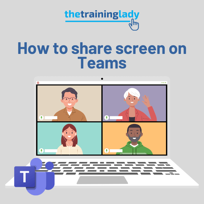 How to share screen on Teams
