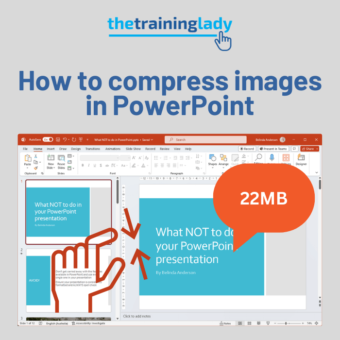 How to compress images in PowerPoint