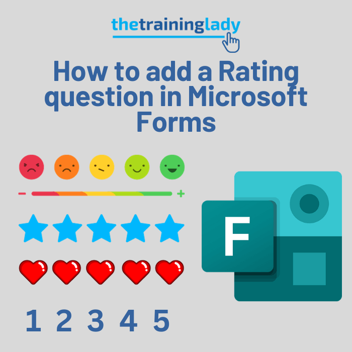 How to add a Rating question in Microsoft Forms